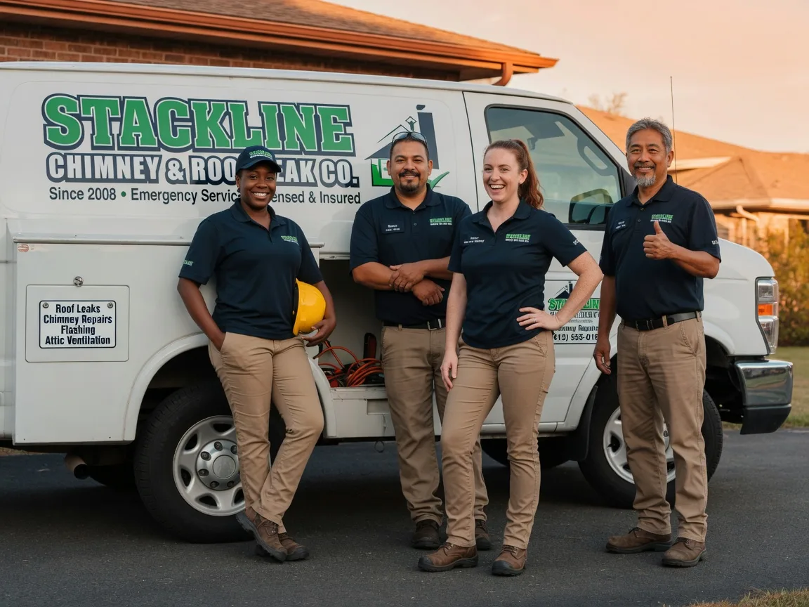 Chimney flashing repair company in Rock, MI